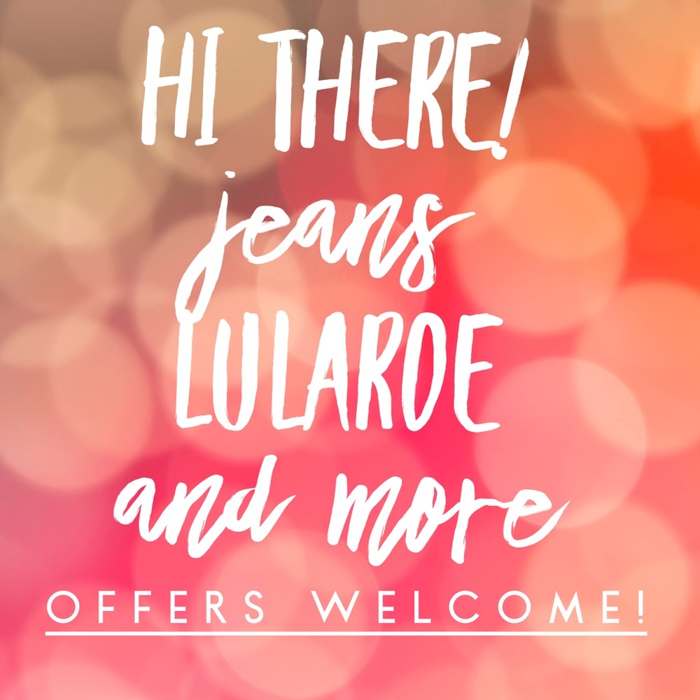 Welcome to my closet! Jeans, Lularoe and more!